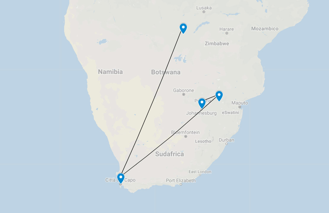 sudafrica itinerario