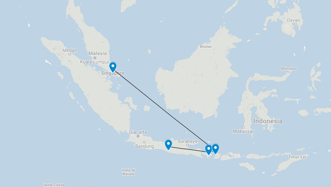 Indonesia itinerario
