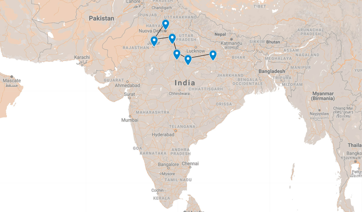 itinerario india