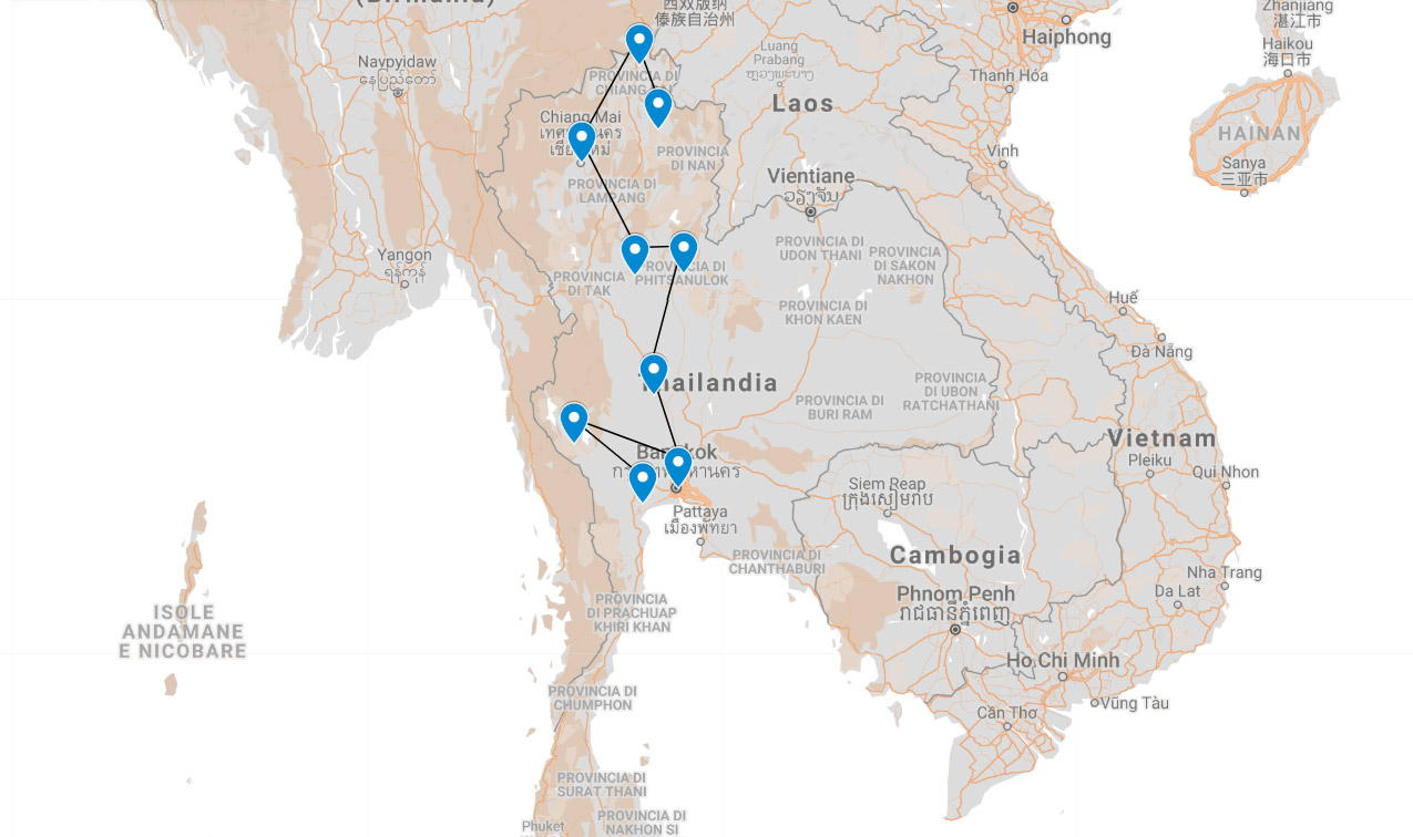 itinerario thailandia